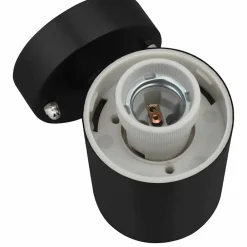 vidaXL Luz de pared exterior 12 x 8,5 x 27 cm Negro Outlet