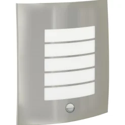 vidaXL Iluminación-Luz de pared exterior Plateado 23.5 x 9 x 26 cm