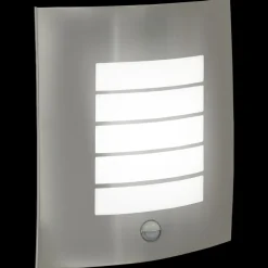 vidaXL Iluminación-Luz de pared exterior Plateado 23.5 x 9 x 26 cm