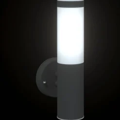 vidaXL Luz de pared exterior 15 x 7,5 x 33 cm Negro Clearance