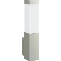 vidaXL Luz de pared exterior Plateado 10.5 x 6 x 33 cm Acero inoxidable New