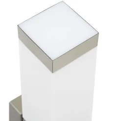 vidaXL Luz de pared exterior Plateado 10.5 x 6 x 33 cm Acero inoxidable New