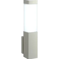 vidaXL Luz de pared exterior Plateado 10.5 x 6 x 33 cm Acero inoxidable New