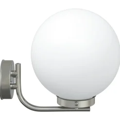vidaXL Luz de pared exterior Plateado 29 x 25 x 33 cm Best