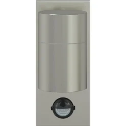vidaXL Luz de pared exterior Plateado 6,5 x 10,5 x 16 cm Acero inoxidable Outlet