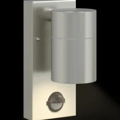 vidaXL Luz de pared exterior Plateado 6,5 x 10,5 x 16 cm Acero inoxidable Outlet