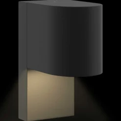 vidaXL Luz de pared exterior Negro 12 x 7 x 15 cm Acero inoxidable Outlet