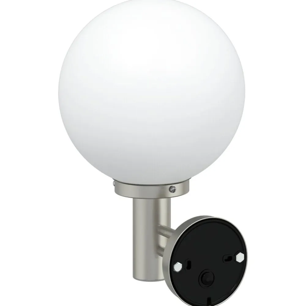 vidaXL Luz de pared exterior 28 x 25 x 38 cm Plateado Discount