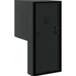 vidaXL Luz de pared exterior Negro 12 x 7 x 15 cm Acero inoxidable Sale