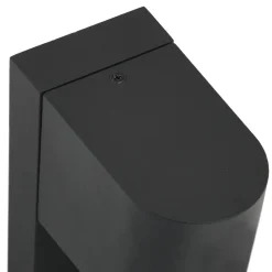 vidaXL Luz de pared exterior Negro 12 x 7 x 15 cm Acero inoxidable Sale