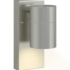 vidaXL Luz de pared exterior Plateado 6,5 x 10,5 x 16 cm Acero inoxidable Discount