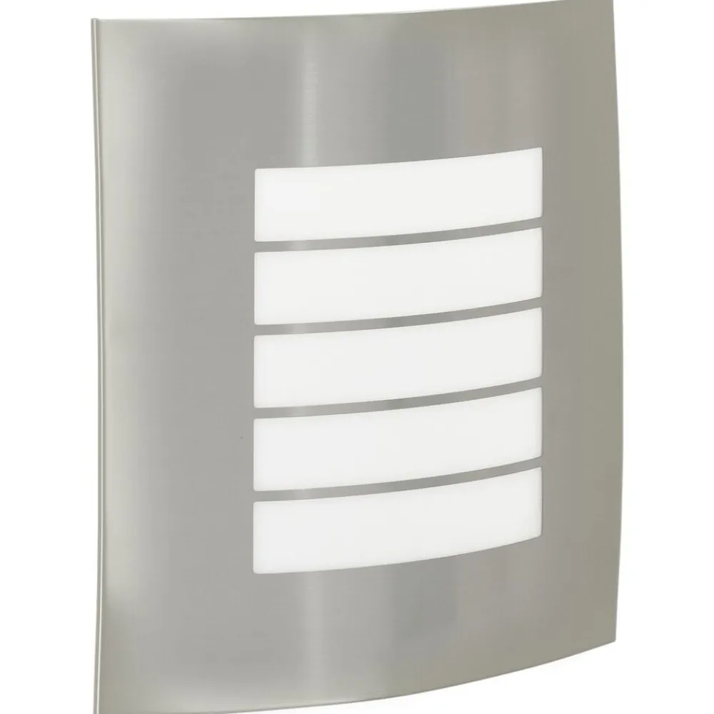 vidaXL Luz de pared exterior Plateado 23.5 x 9 x 26 cm Acero inoxidable Sale