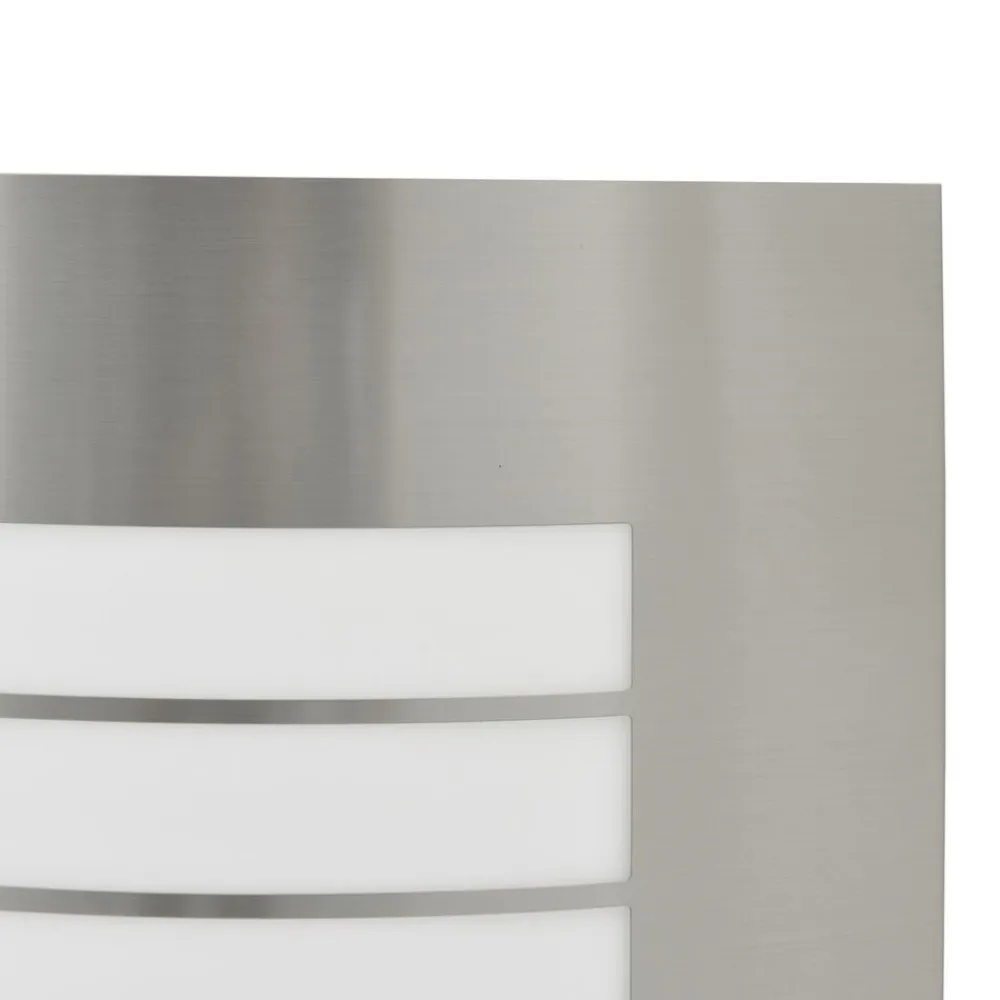 vidaXL Luz de pared exterior Plateado 23.5 x 9 x 26 cm Acero inoxidable Sale