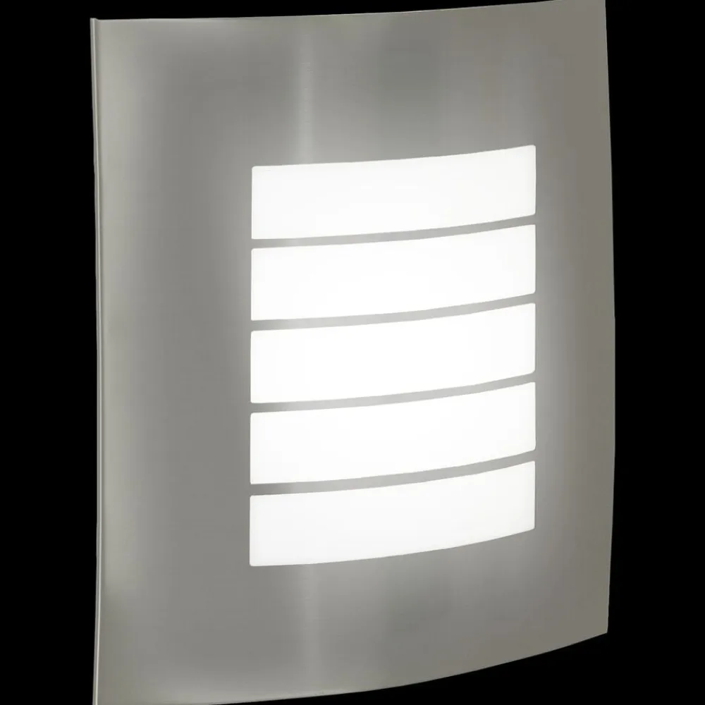 vidaXL Luz de pared exterior Plateado 23.5 x 9 x 26 cm Acero inoxidable Sale
