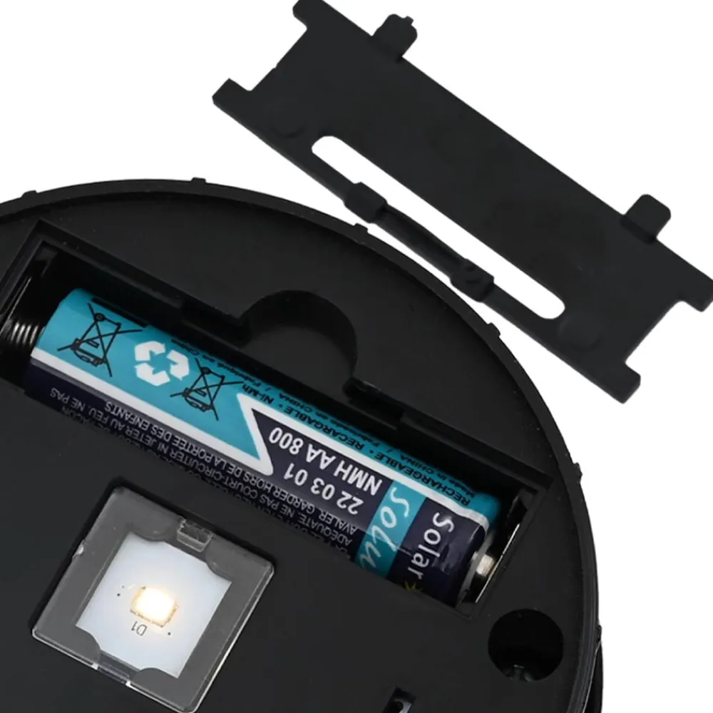 vidaXL Luz de Sendero LED Solar 2 pcs Acero laminado en frío White Hot