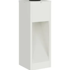 vidaXL Luz de Sendero LED Solar 2 pcs Acero laminado en frío White Hot
