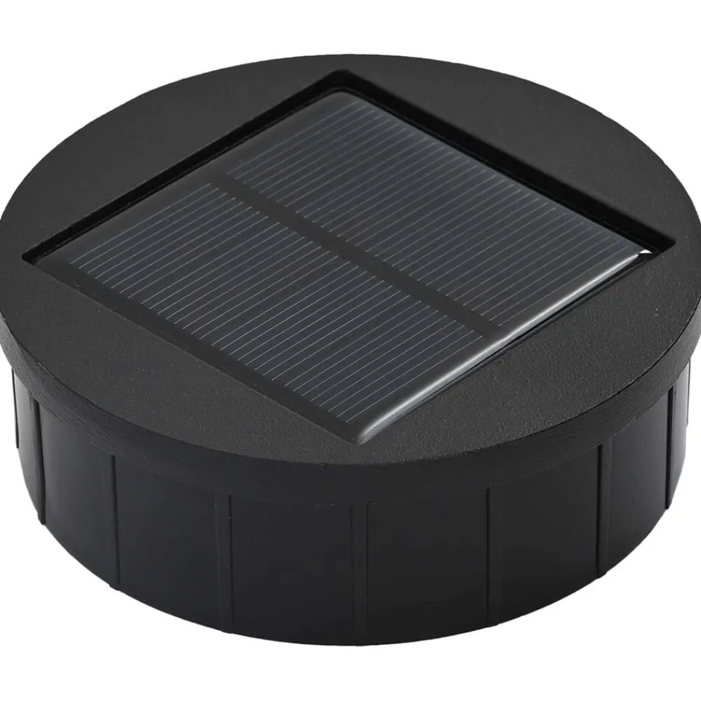 vidaXL Luz de Sendero LED Solar 2 pcs Acero laminado en frío White Hot