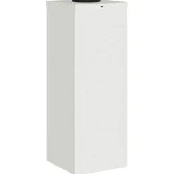 vidaXL Luz de Sendero LED Solar 2 pcs Acero laminado en frío White Hot