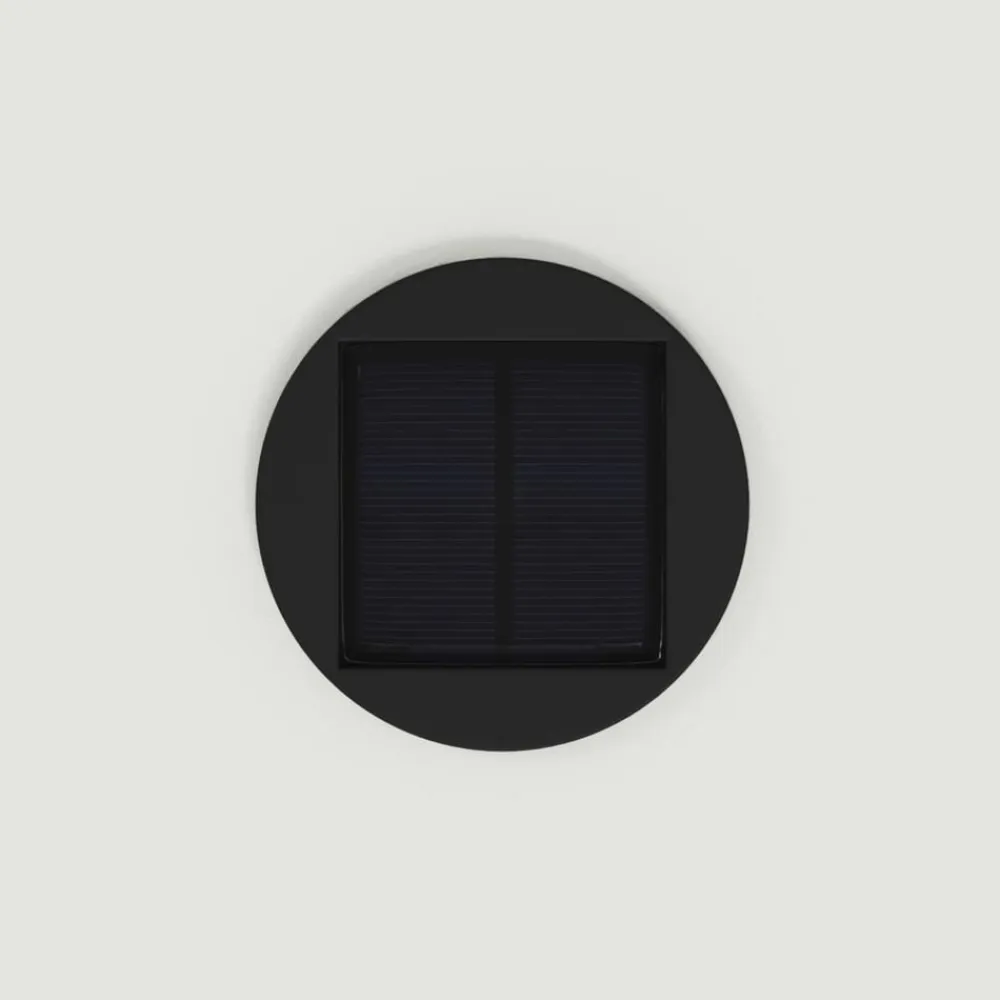 vidaXL Luz de Sendero LED Solar 2 pcs Acero laminado en frío White Hot