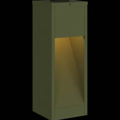 vidaXL Luz de Sendero LED Solar 2 pcs Verde oliva Hot