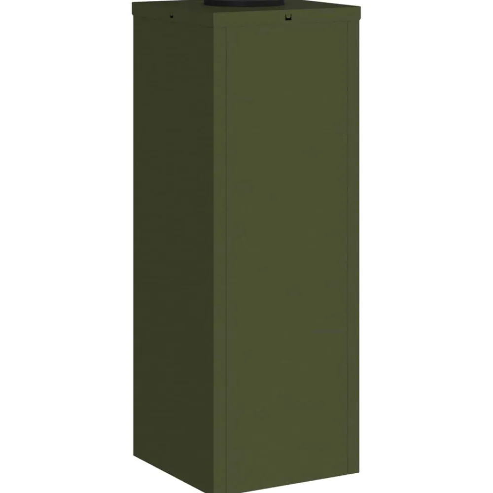vidaXL Luz de Sendero LED Solar 2 pcs Verde oliva Hot