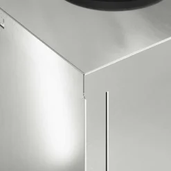 vidaXL Iluminación-Luz de Sendero LED Solar 2 pcs Plateado Galvanizado