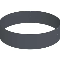 vidaXL Maceta para Jardín Antracita 90 x 90 x 20 cm Acero/ántracita Outlet