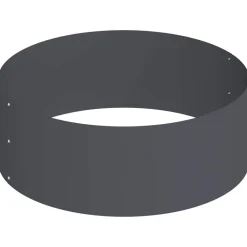 vidaXL Maceta para Jardín Antracita 90 x 90 x 20 cm Acero/ántracita Outlet