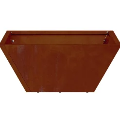 vidaXL Maceta para Jardín Oxidado 35 x 35 x 15 cm Acero autopatinable Acero oxidado Discount