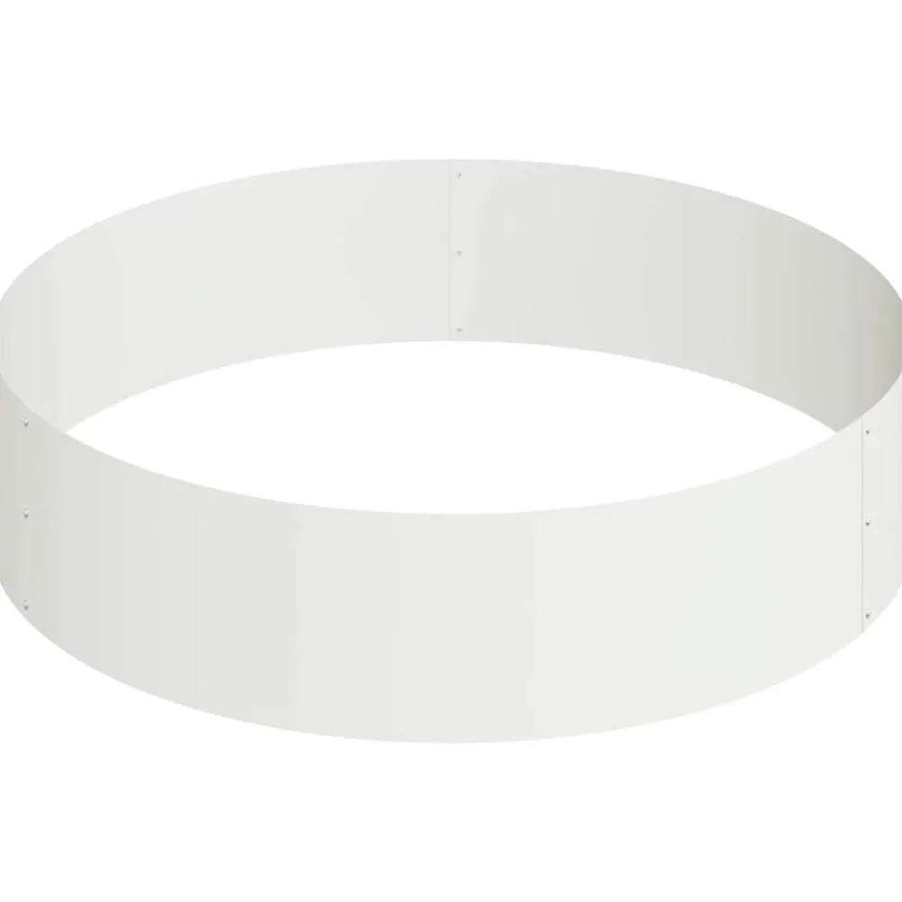 vidaXL Maceta para Jardín 90 x 90 x 20 cm Acero laminado en frío Acero/ Outlet