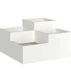 vidaXL Jardín-Maceta para Jardín 80 x 80 x 48 cm Acero