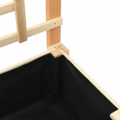 vidaXL Jardín-Macetero de Jardín Beige 71 x 38 x 152 cm Madera de Pino Sólido
