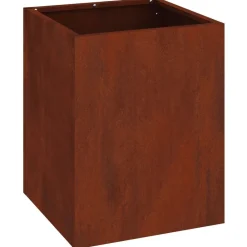 vidaXL Macetero de Jardín Acero autopatinable 32 x 32 x 40 cm Acero oxidado Best