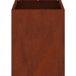 vidaXL Macetero de Jardín Acero autopatinable 32 x 32 x 40 cm Acero oxidado Best