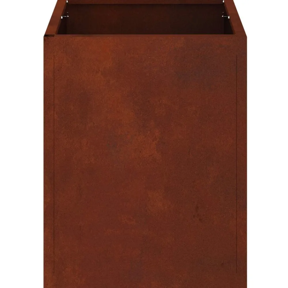 vidaXL Macetero de Jardín Acero autopatinable 32 x 32 x 40 cm Acero oxidado Best