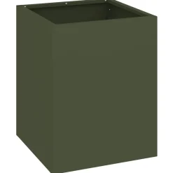 vidaXL Macetero de Jardín 32 x 32 x 40 cm Verde oliva New