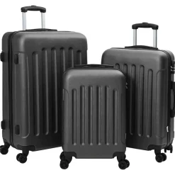 vidaXL Maletas Y Bolsos De Viaje-Maleta 3 pcs 50 x 31 x 78 cm Plástico ABS