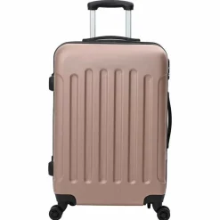 vidaXL Maleta 3 pcs 50 x 31 x 78 cm Plástico ABS Oro rosa Outlet