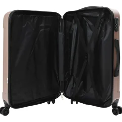 vidaXL Maleta 3 pcs 50 x 31 x 78 cm Plástico ABS Oro rosa Outlet