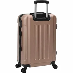 vidaXL Maleta 3 pcs 50 x 31 x 78 cm Plástico ABS Oro rosa Outlet