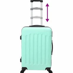 vidaXL Maletas Y Bolsos De Viaje-Maleta 3 pcs 50 x 31 x 78 cm Plástico ABS