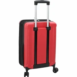 vidaXL Maleta con cerradura 34 x 23 x 55.5 cm Plástico ABS Rojo Discount