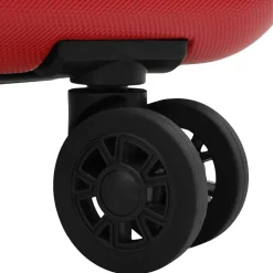 vidaXL Maleta con cerradura 34 x 23 x 55.5 cm Plástico ABS Rojo Discount