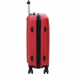 vidaXL Maleta con cerradura 3 pcs 50 x 31 x 78 cm Plástico ABS Rojo New