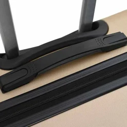 vidaXL Maleta con cerradura 3 pcs champán 50 x 31 x 78 cm Plástico ABS champ&aacute;n Discount