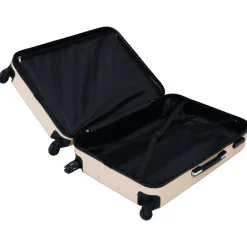 vidaXL Maleta rígida con ruedas ABS Dorado Clearance