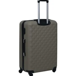 vidaXL Maleta rígida con ruedas ABS gris Antracita New