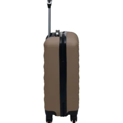 vidaXL Maletas Y Bolsos De Viaje-Maleta rígida con ruedas ABS marrón