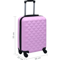 vidaXL Maletas Y Bolsos De Viaje-Maleta rígida con ruedas ABS