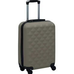 vidaXL Maleta trolley con ruedas rígida ABS gris Antracita Outlet